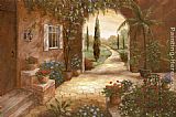 Vivian Flasch Famous Paintings - Secret Garden II